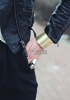 金音,宽,袖口