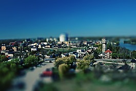 倾斜,转变,城市