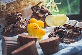巧克力,牛奶巧克力,黑巧克力
