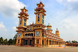 庙里,越南,城市
