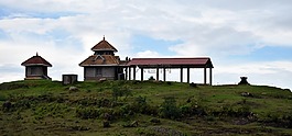 寺,科代卡那,小山
