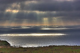 日落,海,cabo da roca