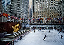 洛克菲勒广场,溜冰场,纽约城
