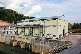 坝,水电,水