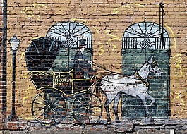 墙上的壁画,古董,墙