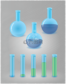 烧杯,气泡,瓶