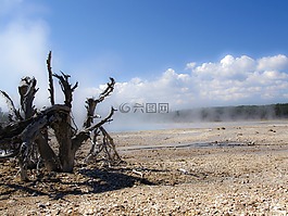 黄石国家公园,怀俄明州,美国