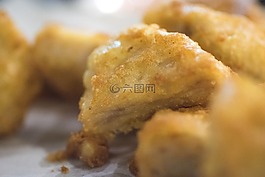 鸡块,在短期内,食品