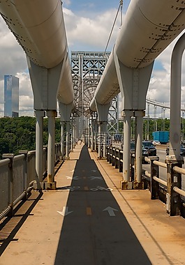 乔治 · 华盛顿桥,gwb,纽约市