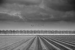 耕种,原野,温室
