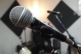 音乐,录音棚,麦克风