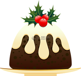 圣诞节,圣诞布丁,甜点