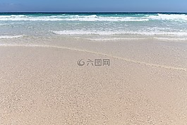 埃,海滩,假期