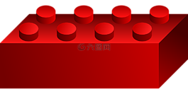 红砖,玩具,孩子们