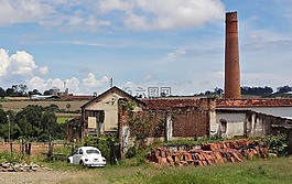 废墟,陶瓷,火力发电厂