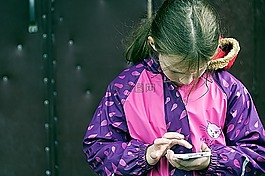 女孩,手机,电话