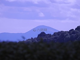 莫,山,旅游