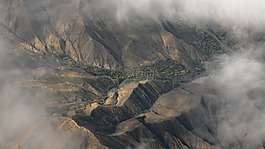 喜马拉雅山,飞,山
