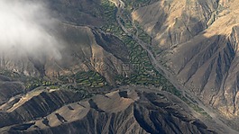 喜马拉雅山,飞,山