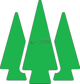 树,森林,森林树木