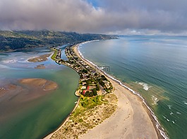 斯廷森海滩,马林,海岸