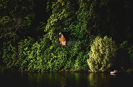 机舱,山寨,湖