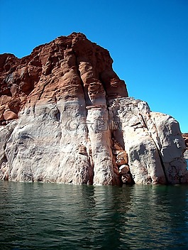 鲍威尔湖,峡谷,水