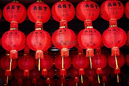 中国,红色,灯