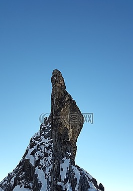 巅峰,悬崖,信号灯