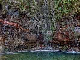 马德拉,山,徒步旅行