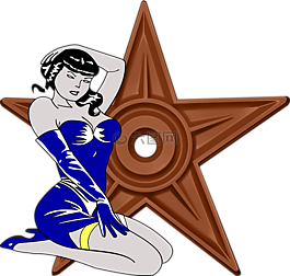 barnstar,奖,pin 向上