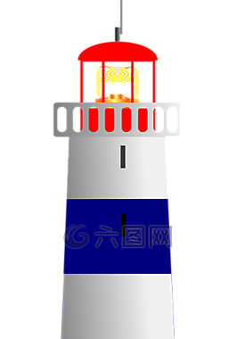 灯塔信号图片 灯塔信号素材 灯塔信号模板免费下载 六图网