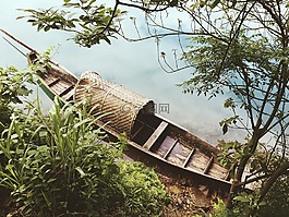 木船,中国风,唯美