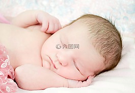 婴儿,女孩,新生