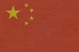 中国,国旗,红色
