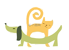 动物,猫,狗