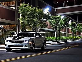camaro,车,夜