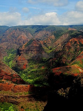 怀梅阿峡谷,夏威夷,考艾岛