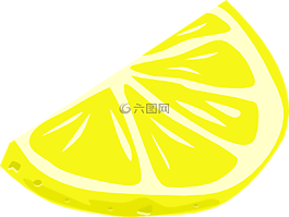 柠檬,楔,柑橘