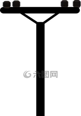 实用程序极,电塔,电源极点