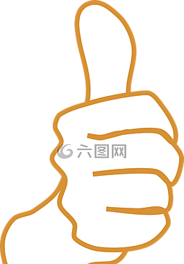 拇指,棕色,好吧