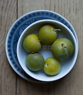 greengages,青梅,黄李子
