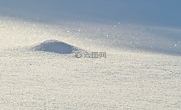 粉雪,雪,闪光