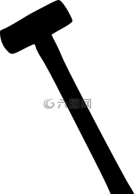 八角锤,锤,侧影