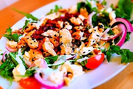 沙拉,低碳水化合物,晚餐