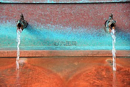 水,水射流,喷泉