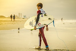 冲浪,冲浪板,男孩