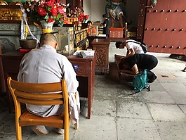 祈祷,佛,和尚