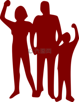 家庭,妈妈,爸爸