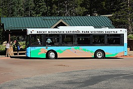 山,森林,落基山国家公园